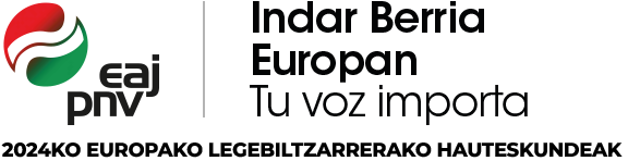 Logotipo EAJ-PNV | Indar Berria Europan - Tu voz importa